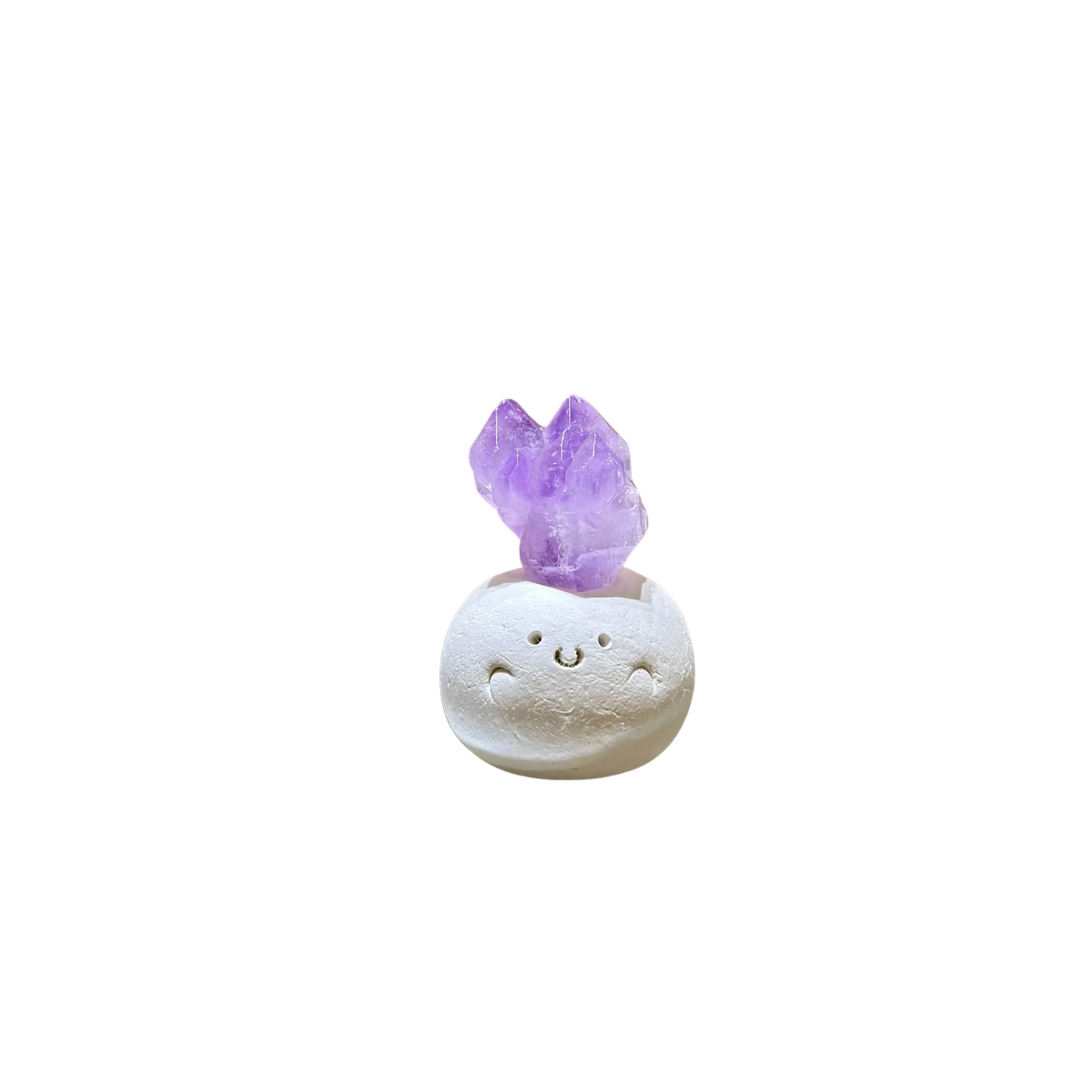 Amethyst Mini Planter: Your Personal Energy Garden