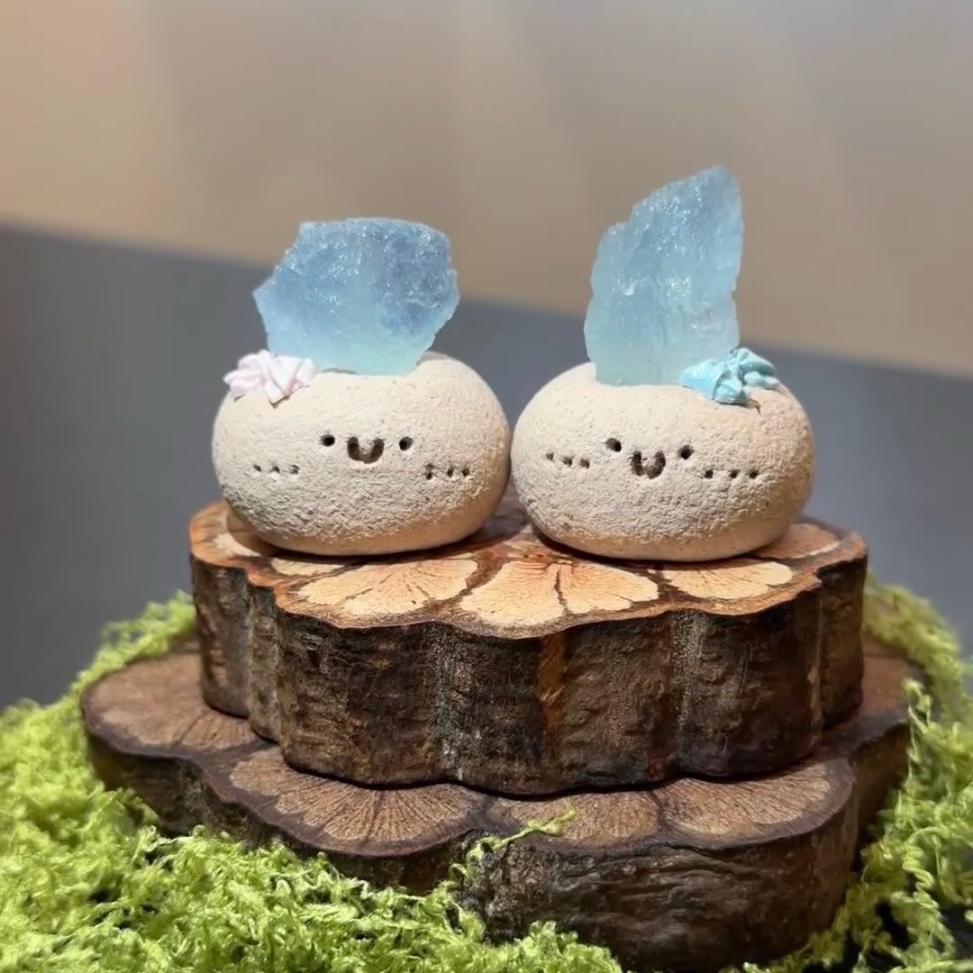 Aquamarine Mini Planter: Your Personal Tranquility Garden