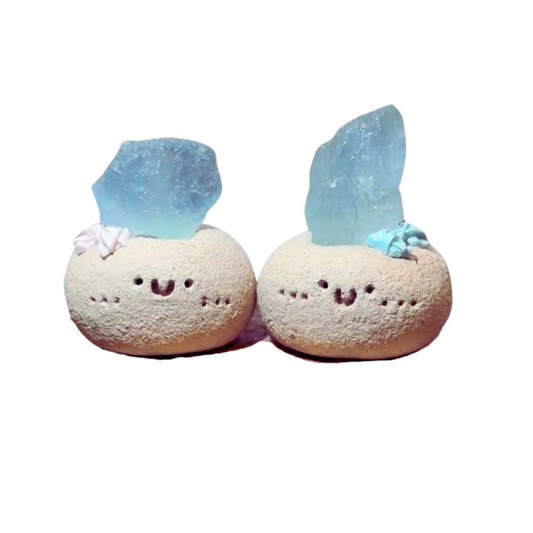 Aquamarine Mini Planter: Your Personal Tranquility Garden